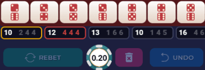 Bet placement