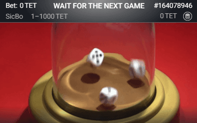 Dice are shaken